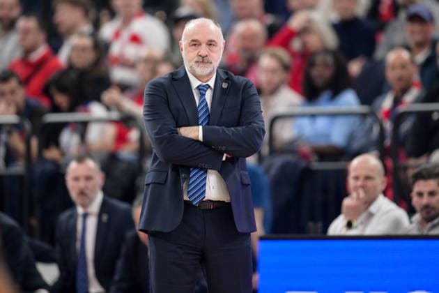 Basketball, Euroleague, 20260312, FC Bayern München - Anadolu Efes Istanbul. Im Bild Cheftrainer von Istanbul Pablo LASO. München SAP Garden Bayern Deutschland Copyright: Passion2Press.dex xMarkusxFischex