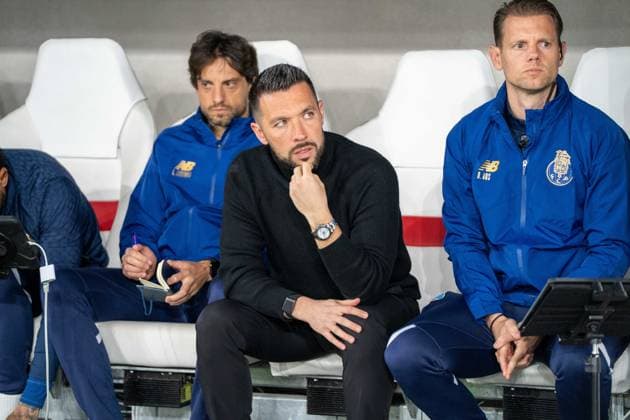 Francesco Farioli (Trainer FC Porto), VfB Stuttgart vs. FC Porto, Fussball, Europa League, Achtelfinale, Hinspiel, 12.03.2026 Stuttgart Baden-Wuerttemberg Deutschland