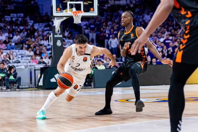 ESP: Real Madrid v Valencia Basket. Euroleague. Facundo Campazzo of Real Madrid during the Euroleague match, between Real Madrid and Valencia Basket played at Movistar Arena Stadium on March 12, 2026 in Madrid Spain Madrid Spain Basketball Copyright: xAlbaxPachecox xAgenciaxLOFx