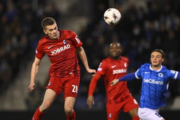 Freiburg s Matthias Ginter pictured in action during a game between Belgian soccer team KRC Genk and German Freiburg, Thursday 12 March 2026 in Genk, the first leg of the 1 16 Finals of the UEFA Europa League tournament. JOHAN EYCKENS JohanxEyckens  x167297408x