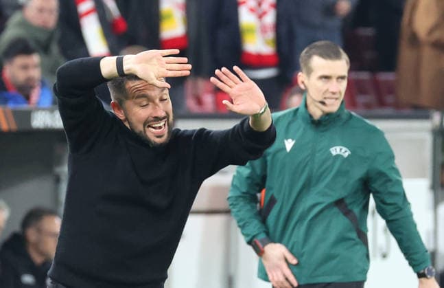 12.03.2026, Stuttgart, Fußball UEFA Europa League, Saison 2025-2026, VfB Stuttgart vs. FC Porto, Porto Trainer Francesco Farioli