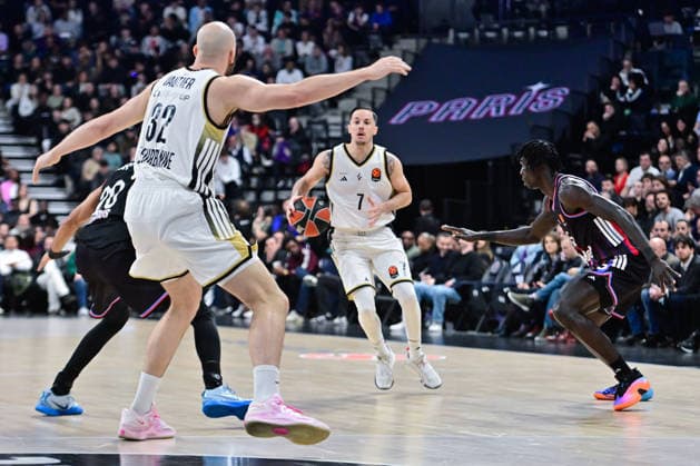 BASKET : Paris Basket vs ASVEL - Euroleague - 12 03 2026 THOMAS HEURTEL of ASVEL during the Euroleague match between Paris Basketball and LDLC ASVEL Villeurbanne at Adidas Arena on March 12, 2026 in Paris, France. ( Photo by Federico Pestellini PSNewz ) - ParisFrance  Copyright: xFedericoxPestellinix