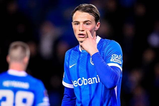 KRC Genk v Freiburg - UEFA Europa League GENK, BELGIUM - MARCH 12 : Smets Matte defender of KRC Genk during the UEFA Europa League 2025 26 round of 16 match first leg between KRC Genk and Freiburg on March 12, 2026 in Genk, Belgium, 12 03 2026  Copyright: xTomasxSiskx