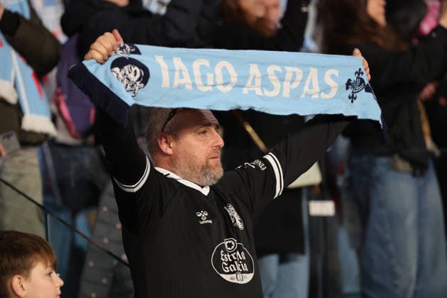 ESP: Real Celta v Olympique Lyonnais, EuropaLeague, 12 March 2026 Fans Of Celta in action during the UEFA Europe League KO poff, 2st leg between Real Club Celta de Vigo and Olympique Lyonnais at Stadium Municipal ABANCA Balaidos on March 12,2026 in Vigo (Spain) (Photo by Luis de la Mata SportPix Sipa USA Vigo Stadium Municipal Balaidos ABANC Galicia Spain Copyright: xLuisxdexlaxMatax xsportPix.org.ux