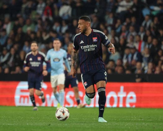 ESP: Real Celta v Olympique Lyonnais, EuropaLeague, 12 March 2026 Corentin Tolisso of Olympique Lyonnais during the UEFA Europe League KO poff, 2st leg between Real Club Celta de Vigo and Olympique Lyonnais at Stadium Municipal ABANCA Balaidos on March 12,2026 in Vigo (Spain) (Photo by Luis de la Mata SportPix Sipa USA Vigo Stadium Municipal Balaidos ABANC Galicia Spain Copyright: xLuisxdexlaxMatax xsportPix.org.ux