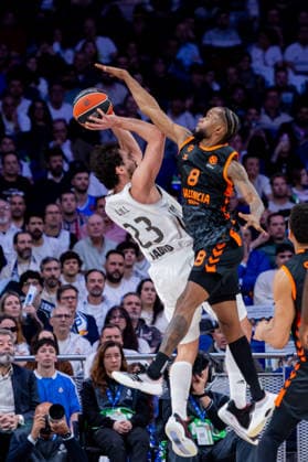 ESP: Real Madrid v Valencia Basket. Euroleague. Sergio Llull of Real Madrid during the Euroleague match, between Real Madrid and Valencia Basket played at Movistar Arena Stadium on March 12, 2026 in Madrid Spain Madrid Spain Basketball Copyright: xAlbaxPachecox xAgenciaxLOFx