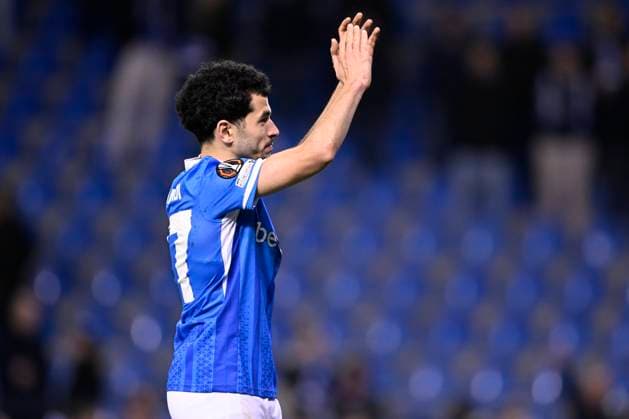 KRC Genk v Freiburg - UEFA Europa League GENK, BELGIUM - MARCH 12 : El Ouahdi Zakaria defender of KRC Genk celebrates after winning the UEFA Europa League 2025 26 round of 16 match first leg between KRC Genk and Freiburg on March 12, 2026 in Genk, Belgium, 12 03 2026 Genk Belgium  Copyright: xTomasxSiskx