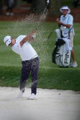 March 12, 2026, Ponte Vedra, Florida, USA: March 12, 2026, Ponte Vedra, Florida.Ryo Hisatsune (Japan) hits out of the bunker on the 15th hole during the first round of The PLAYERS Championship at TPC Sawgrass. PGA, Golf Herren Tour 2026: The PLAYERS Championship  - ZUMAd212 20260312_zsp_d212_036 Copyright: xRichardxDolex