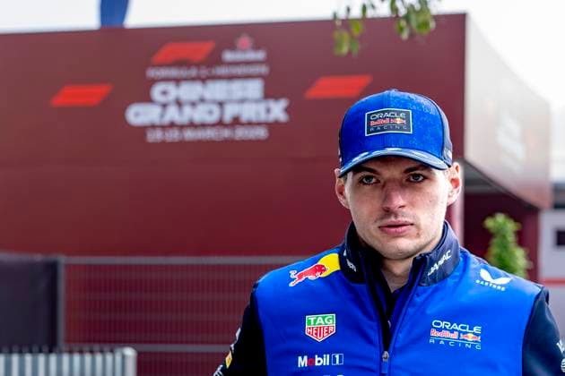 SHANGHAI - Formula 1 driver Max Verstappen of Oracle Red Bull Racing during the Formula 1 China Shanghai free practice and sprint qualifying at the Shanghai International Circuit on March 13, 2025 in Shanghai, China. (Photo by DeFodi Images) -