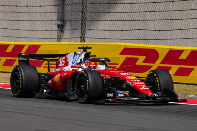 CHINA-MOTORSPORTS F1-SHANGHAI Ferrari™s Charles Leclerc in action during Practice 1 in the F1 Chinese Grand Prix at Shanghai International Circuit, Shanghai, China, March 12, 2026. NEXPHER Peter Li SHANGHAI
