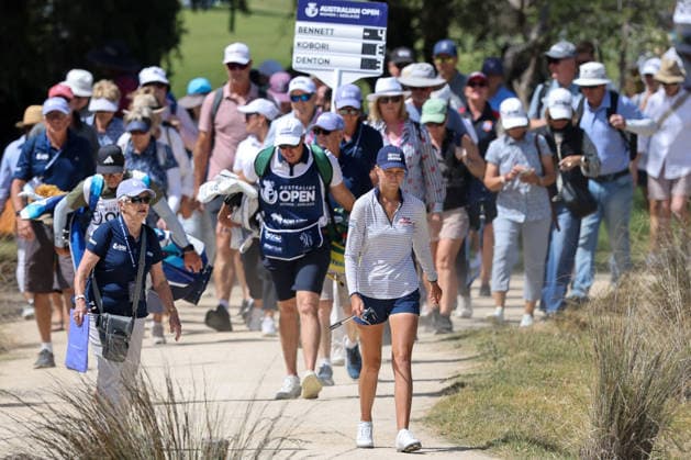 GOLF AUSTRALIAN OPEN WOMEN, Raegan Denton of Australia during the 2026 Women s Australian Open at Kooyonga Golf Club in Adelaide, Friday, March 13, 2026. ( NO ARCHIVING, EDITORIAL USE ONLY ADELAIDE SA AUSTRALIA  Copyright: xMATTxTURNERx 20260313127712296523