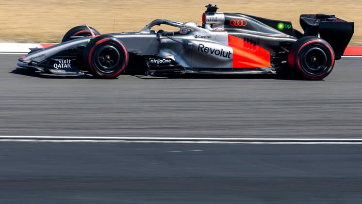 SHANGHAI, CHINA - MARCH 13: Nico Hulkenberg of Germany drives the (27) Audi F1 Team R26 on track during practice ahead of the F1 Grand Prix of China at Shanghai International Circuit on March 13, 2026 in Shanghai, China. (Photo by Yu Chun Christopher Wong Eurasia Images) Shanghai China Copyright: x2026xEurasiaxSportxImagesx jp-en-EuSpIm-cw6_F1SHA_20260313_4737