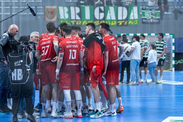 March 12, 2026, Pavilhao Multiusos de Odivelas, Lisbon, Portugal, EHF Champions League 2025 26: Sporting CP vs CS Dinamo Bucuresti; Copyright: HMBxMedia CarlosxSilva