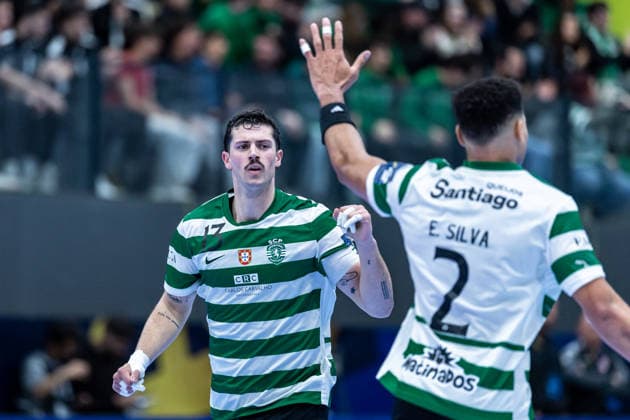 March 12, 2026, Pavilhão Multiusos de Odivelas, Lisbon, Portugal, EHF Champions League 2025 26: Sporting CP vs CS Dinamo Bucuresti; Salvador Salvador of Sporting CP Copyright: HMBxMedia CarlosxSilva
