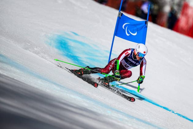 260313 Kalle Ericsson of Canada competes in the men s para alpine giant slalom during day 7 of the Milano Cortina 2026 Winter Paralympic Games on March 13, 2026 in Cortina. Photo: Maxim Thore BILDBYRAN kod MT MT1021 alpint alpine skiing paralympic games paralympics paralympiska spel paralympiske leker vinter-paralympics winter paralympics milano cortina 2026 milano cortina 2026 winter paralympic games 7 bbeng storslalom *** 260313 Kalle Ericsson of Canada competes in the men s para alpine giant slalom during day 7 of the Milano Cortina 2026 Winter Paralympic Games on March 13, 2026 in Cortina Photo Maxim Thore BILDBYRAN kod MT MT1021 alpint alpine skiing paralympic games paralympiska spel paralympiske leker vinter paralympics winter paralympics milano cortina 2026 milano cortina 2026 winter paralympic games 7 bbeng storslalom  Copyright: MAXIMxTHORE BB260313MT014
