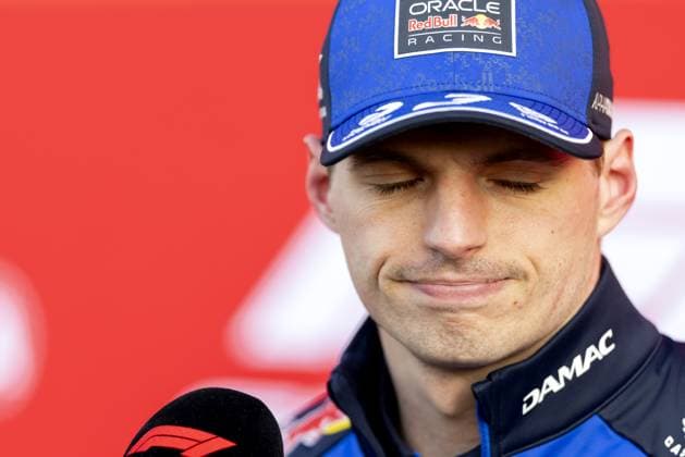 SHANGHAI - Max Verstappen (Red Bull Racing) speaks to the press after the sprint qualifying at the Shanghai International Circuit ahead of the Chinese Grand Prix. SANDER KONING ANP xVIxANPxSportx xxANPxIVx 553199579 originalFilename: 553199579.jpg