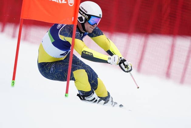 CORTINA, ITALY 20260313 Sweden s Arvid Skoglund during Friday s men s giant slalom (standing) in the Paralympics at Tofane Alpine Skiiing Center, Cortina. *** The image is included in the SPORTS PACKAGE. For others PAYMENT IMAGE *** CORTINA ITALY x9200x *** CORTINA, ITALY 20260313 Sweden s Arvid Skoglund during Friday s men s giant slalom standing in the Paralympics at Tofane Alpine Skiiing Center, Cortina The image is included in the SPORTS PACKAGE For others PAYMENT IMAGE CORTINA ITALY x9200x  Copyright: xBjörnxLarssonxRosvall TTx PARALYMPICS 2026 GIANT SLALOM
