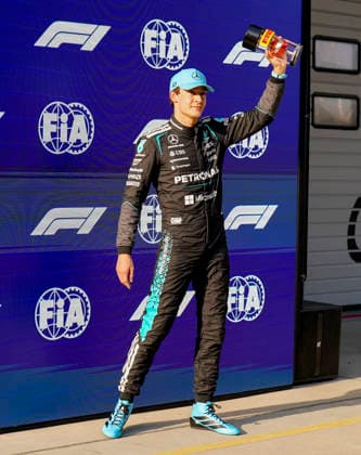 FORMULA ONE CHINESE GRAND PRIX 2026 George Russell 63 (GBR) Mercedes, sprint qualifying parc ferme, during the Formula 1 Heineken Chinese Grand Prix 2026, 2nd round of the 2026 Formula One World Championship, WM, Weltmeisterschaft from March 13 to 15, 2026 at the Shanghai International Circuit, Shanghai, China. Credit: Robbie Hoad Every Second Media Editorial use only. All images are copyright Every Second Media Limited. No images may be reproduced without prior permission. Copyright: xIMAGO EveryxSecondxMediax ESM-1853-0179 RobbiexHoadx xEveryxSecondxMediax