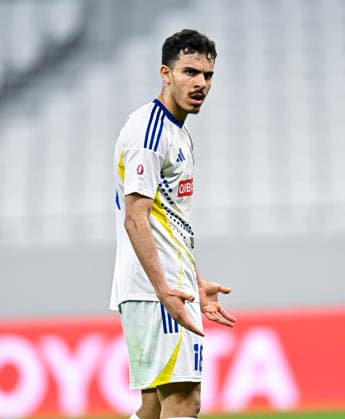 March 12, 2026, Doha, Qatar: Ayoub Al-Oui of Al-Gharafa SC seen in action during the Qatar Stars League match between Qatar SC and Al-Gharafa SC at Al Thumama Stadium. Final score; Qatar SC 2 : 0 Al-Gharafa SC. Doha Qatar - ZUMAs197 20260312_aaa_s197_347 Copyright: xNoushadxVariyattiyakkalx