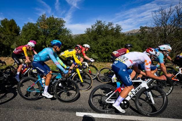 Danish Jonas Vingegaard of Team Visma-Lease a Bike pictured in action during the sixth stage of 84th edition of the Paris-Nice cycling race, a race from Barbentane to Apt (179,3 km), on Friday 13 March 2026. DAVIDxPINTENS  x167363293x