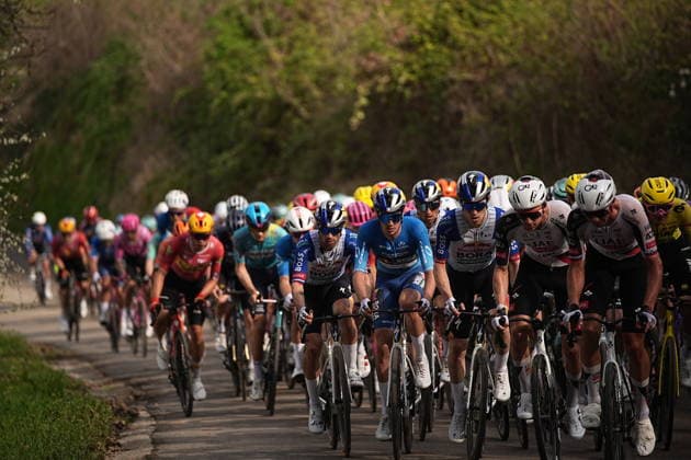 Pellizzari Giulio Of Red Bull - Bora - Hansgrohe during the 184-kilometer Stage 5 of the Tirreno-Adriatico cycling race from Marotta-Mondolfo to Mombaroccio - Italy,- Friday, March 13, 2026. - cycling .  Copyright: xMarcoxAlpozzi LaPressex