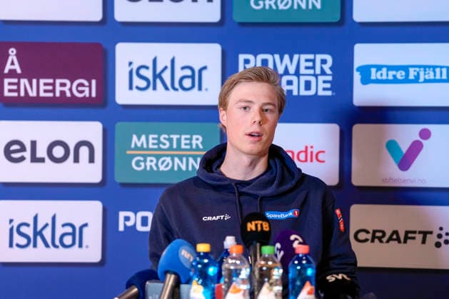 Media meeting with the Ski Association Oslo 20260313. Einar Hedegart during a media meeting with the Ski Association ahead of the 50km in Scandic Holmenkollen Park. Photo: Javad Parsa NTB Oslo Norway EDITORIAL USE ONLY. RESTRICTED USE FOR BETTING COMPANIES Ref:_SPO0ST5NMkF1O4.jpg *** Media meeting with the Ski Association Oslo 20260313 Einar Hedegart during a media meeting with the Ski Association ahead of the 50km in Scandic Holmenkollen Park Photo Javad Parsa NTB Oslo Norway EDITORIAL USE ONLY RESTRICTED USE FOR BETTING COMPANIES  Copyright: xJavadxParsax xNTBx