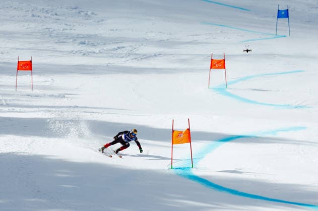 PARALYMPICS - Winter Paralympics Milano Cortina 2026 CORTINA D AMPEZZO,ITALY,13.MAR.26 - PARALYMPICS, ALPINE SKIING - Paralympic Winter games, Winterspiele,Spiele, Summer games Milano Cortina 2026, giant slalom, men. Image shows Markus Salcher (AUT).  GEPAxpictures xMaticxKlansek