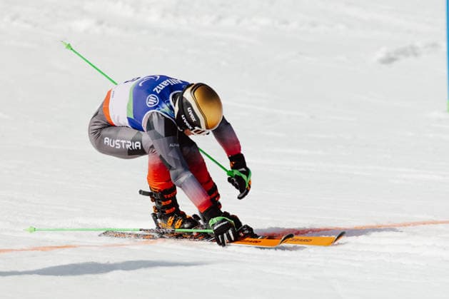 PARALYMPICS - Winter Paralympics Milano Cortina 2026 CORTINA D AMPEZZO,ITALY,13.MAR.26 - PARALYMPICS, SNOWBOARD - Paralympic Winter games, Winterspiele,Spiele, Summer games Milano Cortina 2026, banked slalom, men. Image shows Johannes Aigner (AUT).  GEPAxpictures xMatthiasxTrinkl