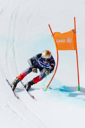 PARALYMPICS - Winter Paralympics Milano Cortina 2026 CORTINA D AMPEZZO,ITALY,13.MAR.26 - PARALYMPICS, SNOWBOARD - Paralympic Winter games, Winterspiele,Spiele, Summer games Milano Cortina 2026, banked slalom, men. Image shows Markus Salcher (AUT).  GEPAxpictures xMatthiasxTrinkl