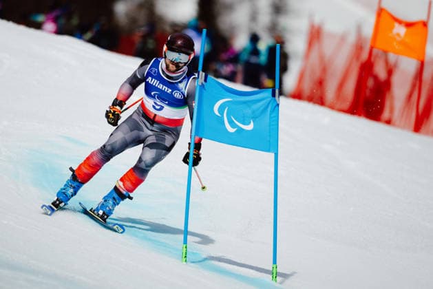 PARALYMPICS - Winter Paralympics Milano Cortina 2026 CORTINA D AMPEZZO,ITALY,13.MAR.26 - PARALYMPICS, ALPINE SKIING - Paralympic Winter games, Winterspiele,Spiele, Summer games Milano Cortina 2026, giant slalom, men. Image shows Michael Scharnagl (AUT).  GEPAxpictures xMaticxKlansek
