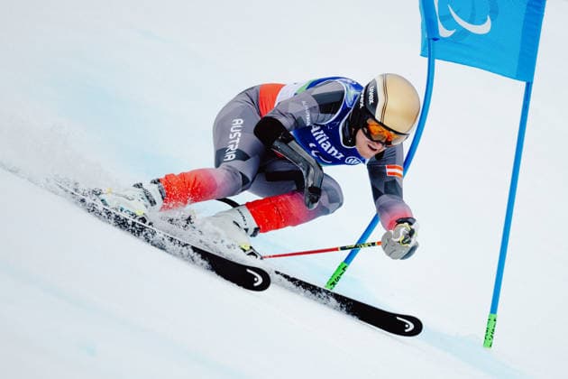 PARALYMPICS - Winter Paralympics Milano Cortina 2026 CORTINA D AMPEZZO,ITALY,13.MAR.26 - PARALYMPICS, ALPINE SKIING - Paralympic Winter games, Winterspiele,Spiele, Summer games Milano Cortina 2026, giant slalom, men. Image shows Manuel Rachbauer (AUT).  GEPAxpictures xMaticxKlansek