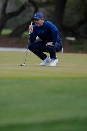 March 13, 2026, Ponte Vedra, Florida, USA: March 13, 2026, Ponte Vedra, Florida.Rory McIlroy lines up a putt on the 13th hole during the second round of The PLAYERS Championship at TPC Sawgrass. Ponte Vedra USA - ZUMAd212 20260313_zsp_d212_009 Copyright: xRichardxDolex