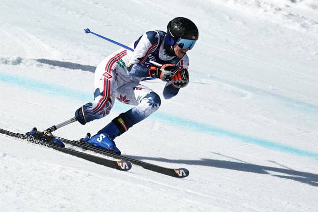 ITALY, VENETO - MARCH 13, 2026: Bernt Marius Roerstad of Norway competes in the men s para alpine skiing giant slalom standing event at Tofane Alpine Skiing Centre during the 2026 Winter Paralympic Games, in Cortina d Ampezzo, Province of Belluno 2026 Winter Paralympics: Para Alpine Skiing  - ZUMAt113 20260313_zaa_t113_336 Copyright: xMikhailxTereshchenkox