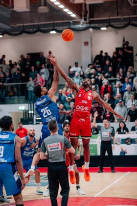 BB-2BL SBB Baskets - HAKRO Merlins Crailsheim Michael Hughes II (SBB Baskets) waehrend der Saison 2025-2026 in der 2. Barmer Basketball Bundesliga Pro A am 26. Spieltag zwischen SBB Baskets und HAKRO Merlins Crailsheim in der Wolfgang-Lakenmacher-Halle am 13. March 2026 in Magdeburg, Sachsen Anhalt, Deutschland