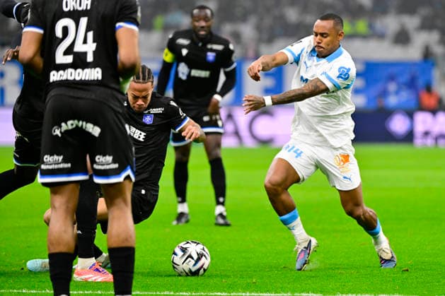 FOOTBALL : Olympique de Marseille VS AJA Auxerre - Ligue 1 McDonald s - 13 03 2026 Igor Paixao (OM) - Ligue 1 McDonald™s match between Olympique de Marseille and AJA Auxerre on March 13, 2026 at the Orange Velodrome Stadium in Marseille. MarseilleFrance  Copyright: xWilliamxCannarellax