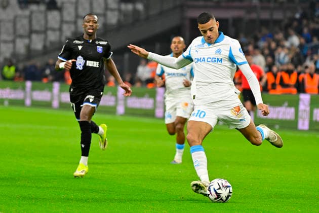 FOOTBALL : Olympique de Marseille VS AJA Auxerre - Ligue 1 McDonald s - 13 03 2026 Mason Greenwood (OM) - Ligue 1 McDonald™s match between Olympique de Marseille and AJA Auxerre on March 13, 2026 at the Orange Velodrome Stadium in Marseille. MarseilleFrance  Copyright: xWilliamxCannarellax