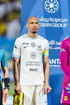 Al Riyadh v Al Ittihad: Saudi Pro League RIYADH, SAUDI ARABIA - MARCH 13: Fabinho of team Al Ittihad FC during the Saudi Pro League game between Al Riyadh and Al Ittihad at Prince Faisal Bin Fahad on March 13, 2026 in Riyadh, Saudi Arabia. (Photo by Abdullah Ahmed IMAGO) Riyadh Prince Faisal Bin Fahad Saudi Arabia Copyright: xAbdullahxAhmedx
