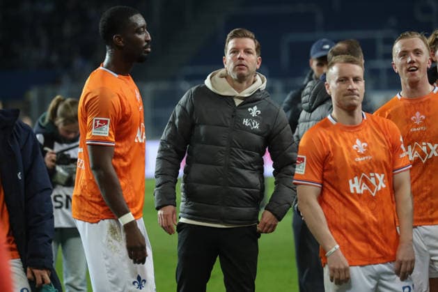 13.03.2026, xgox, Fussball 2. Bundesliga, 1. FC Magdeburg - SV Darsmtadt 98 emspor, v.l. Florian Kohfeldt (Darmstadt, Trainer) (DFL DFB REGULATIONS PROHIBIT ANY USE OF PHOTOGRAPHS as IMAGE SEQUENCES and or QUASI-VIDEO) Magdeburg