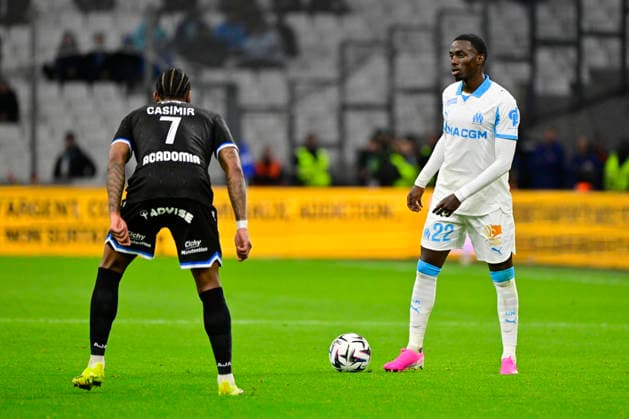 FOOTBALL : Olympique de Marseille VS AJA Auxerre - Ligue 1 McDonald s - 13 03 2026 Timothy Weah (OM) - Ligue 1 McDonald™s match between Olympique de Marseille and AJA Auxerre on March 13, 2026 at the Orange Velodrome Stadium in Marseille. MarseilleFrance  Copyright: xWilliamxCannarellax