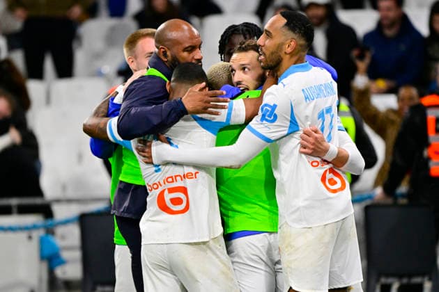 FOOTBALL : Olympique de Marseille VS AJA Auxerre - Ligue 1 McDonald s - 13 03 2026 Joy OM - But Amine Gouiri - Ligue 1 McDonald™s match between Olympique de Marseille and AJA Auxerre on March 13, 2026 at the Orange Velodrome Stadium in Marseille. MarseilleFrance  Copyright: xWilliamxCannarellax