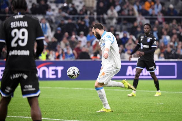 Olympique de Marseille v AJ Auxerre - Ligue 1 McDonald s 2025 2026 09 Amine GOUIRI (om) during the Ligue 1 McDonald s match between Marseille and Auxerre at Stade Velodrome on March 13, 2026 in Marseille, France. Marseille France  Copyright: xFEPx 776348323