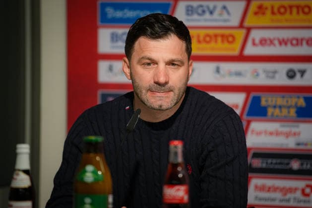 Fussball, Google Pixel Frauen-Bundesliga, 20 .Spieltag, 2025 2026, SC Freiburg vs. 1. FC Nürnberg, 13.03.2026, Dreisamstadion, Freiburg,: Edmond Kapllani (SC Freiburg,Frauen Trainer) Freiburg Dreisamstadion Baden-Württemberg Deutschland Copyright: xFINLEYxMÖRCHx