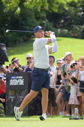 March 14, 2026, Singapore, Ingapore, Singapore: USAÃ¢â‚¬â ¢s Bryson DECHAMBEAU in action. LIV Golf Round 3 Singapore Singapore Singapore - ZUMAr144 20260314_zap_r144_014 Copyright: xJaynexRussellx