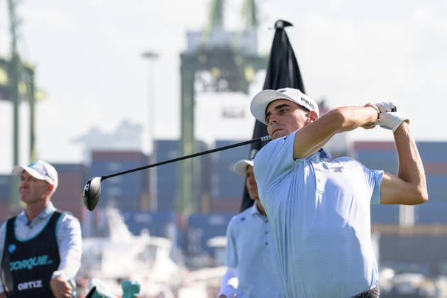 March 14, 2026, Singapore, Ingapore, Singapore: Chilean golfer JoaquoÂ­n NIEMANN tees off on the 7th hole LIV Golf Round 3 Singapore Singapore Singapore - ZUMAr144 20260314_zap_r144_032 Copyright: xJaynexRussellx
