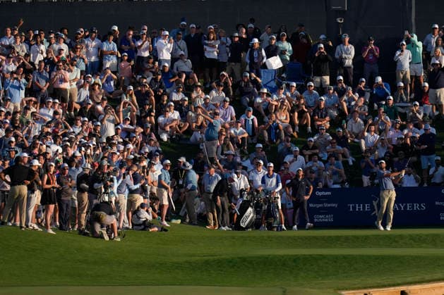 March 13, 2026, Ponte Vedra, Florida, USA: March 13, 2026, Ponte Vedra, Florida.Scottie Scheffler (USA) hits a drive on the 18th hole during the second round of The PLAYERS Championship at TPC Sawgrass. Ponte Vedra USA - ZUMAd212 20260313_zsp_d212_075 Copyright: xRichardxDolex