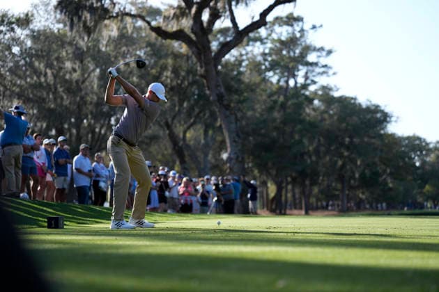 March 13, 2026, Ponte Vedra, Florida, USA: March 13, 2026, Ponte Vedra, Florida.Ludvig Aberg (Sweden) hits a drive on the 14th hole during the second round of The PLAYERS Championship at TPC Sawgrass. Ponte Vedra USA - ZUMAd212 20260313_zsp_d212_081 Copyright: xRichardxDolex