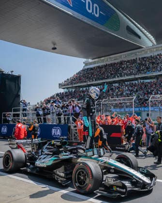 Shanghai Formula 1 Chinese Grand Prix - George Russell Wins the Sprint Race 63 George Russell (Mercedes) wins the Sprint during the Formula One Grand Prix at the Shanghai International Circuit in Shanghai on March 14, 2026. Photo by Eliot Blondet ABACAPRESS.COM Shanghai Chine China  Copyright: xBlondetxEliot ABACAx