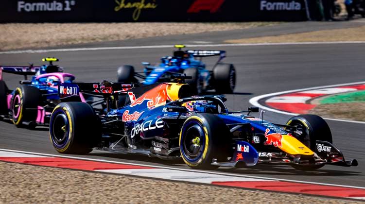 SHANGHAI - Formula 1 driver Max Verstappen of Oracle Red Bull Racing during the Formula 1 China Shanghai sprint race at the Shanghai International Circuit on March 14, 2025 in Shanghai, China. (Photo by DeFodi Images) -