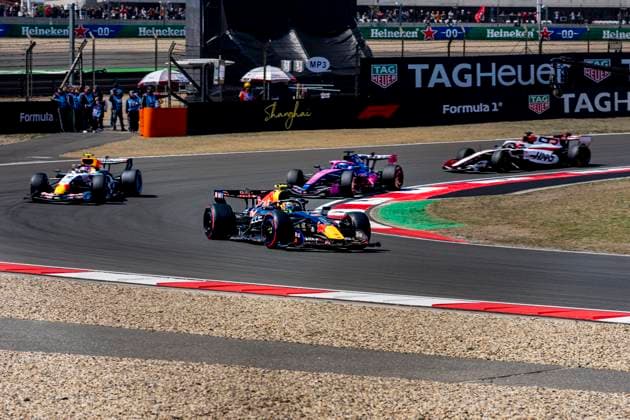 SHANGHAI - Formula 1 driver Isack Hadjar of Oracle Red Bull Racing during the Formula 1 China Shanghai sprint race at the Shanghai International Circuit on March 14, 2025 in Shanghai, China. (Photo by DeFodi Images) -