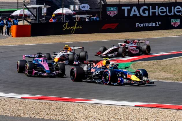 SHANGHAI - Formula 1 driver Isack Hadjar of Oracle Red Bull Racing during the Formula 1 China Shanghai sprint race at the Shanghai International Circuit on March 14, 2025 in Shanghai, China. (Photo by DeFodi Images) -